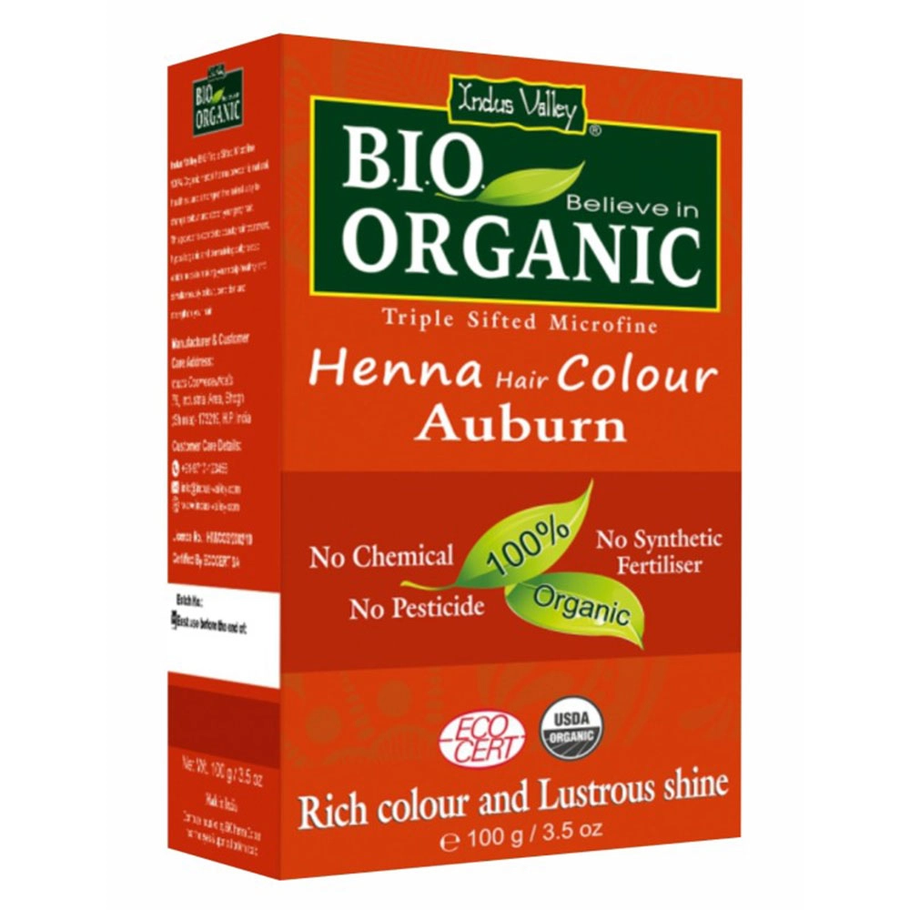 Henna do włosów - Kasztanowy | Indus Valley