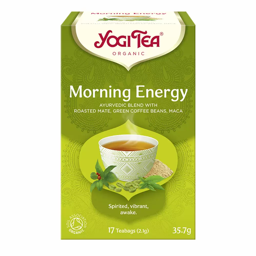 Herbata ajurwedyjska zielona MORNING ENERGY | Yogi Tea