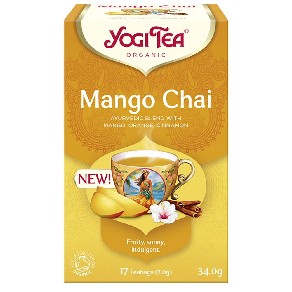 Herbata ajurwedysjka czaj z mango Mango Chai | Yogi Tea
