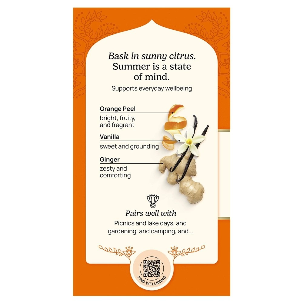 Herbata ajurwedyjska Imbirowo-pomarańczowa z wanilią GINGER ORANGE WITH VANILLA | Yogi Tea