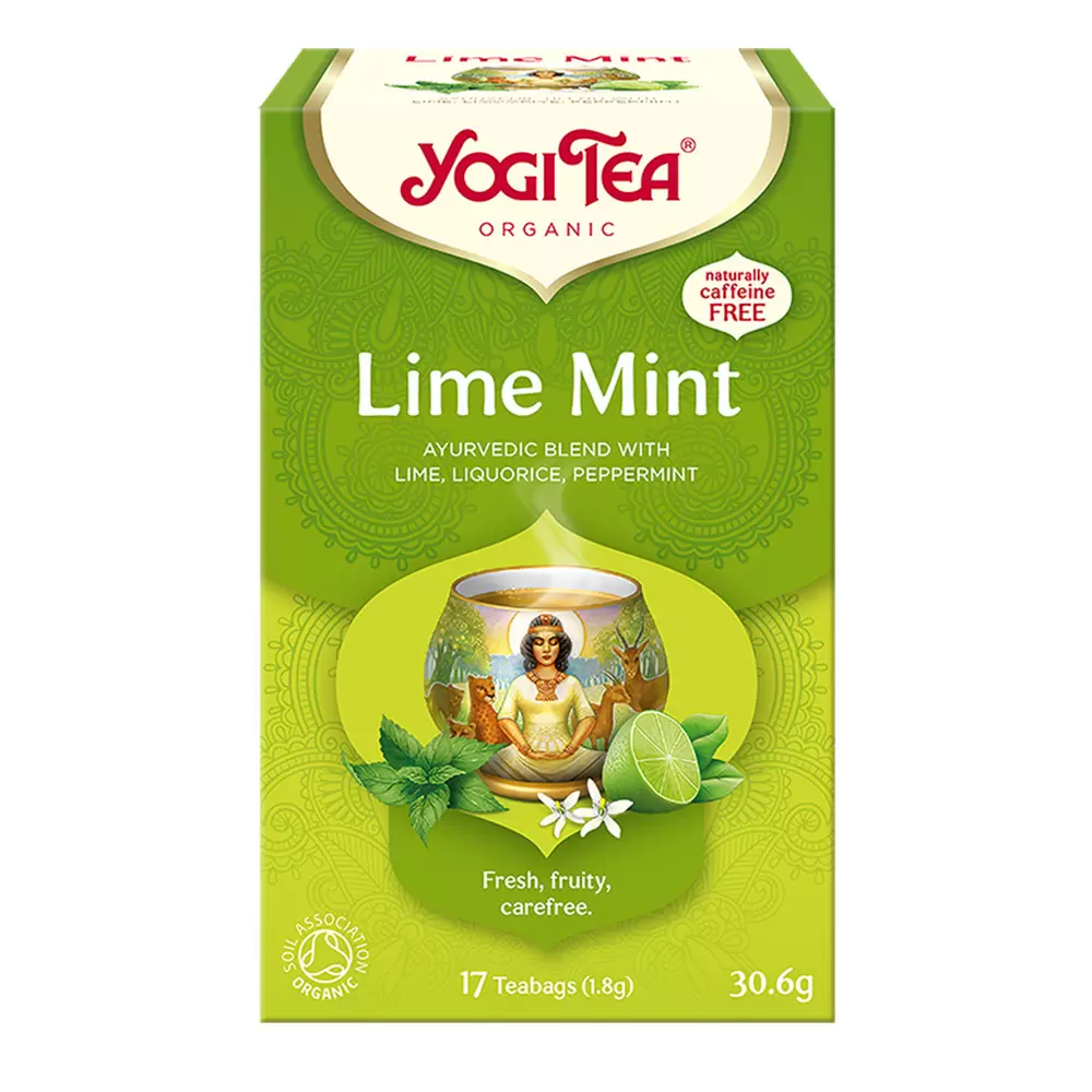 Herbata ajurwedyjska Limonka z Miętą LIME MINT | Yogi Tea