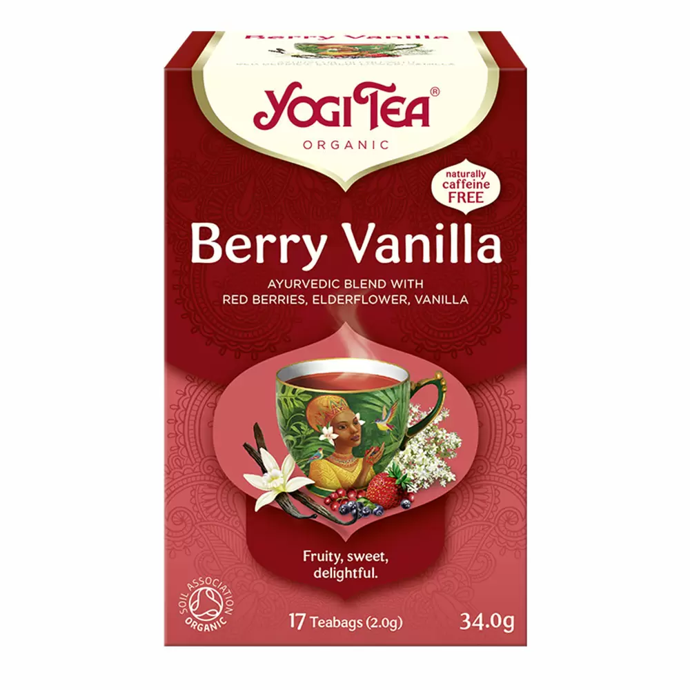 Herbata owocowo - waniliowa BERRY VANILLA | Yogi Tea