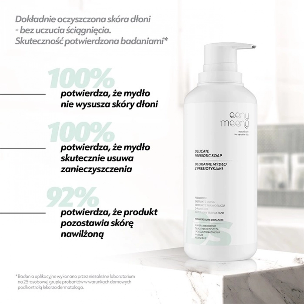 Delikatne mydło z prebiotykami | eeny meeny