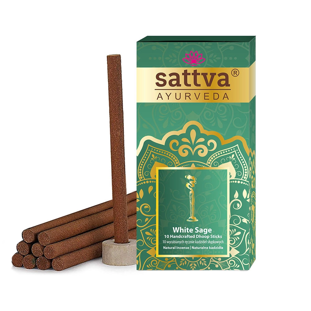 Kadzidła naturalne słupkowe - White Sage | Sattva