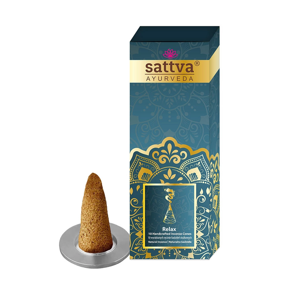 Kadzidła stożkowe naturalne - Relax | Sattva