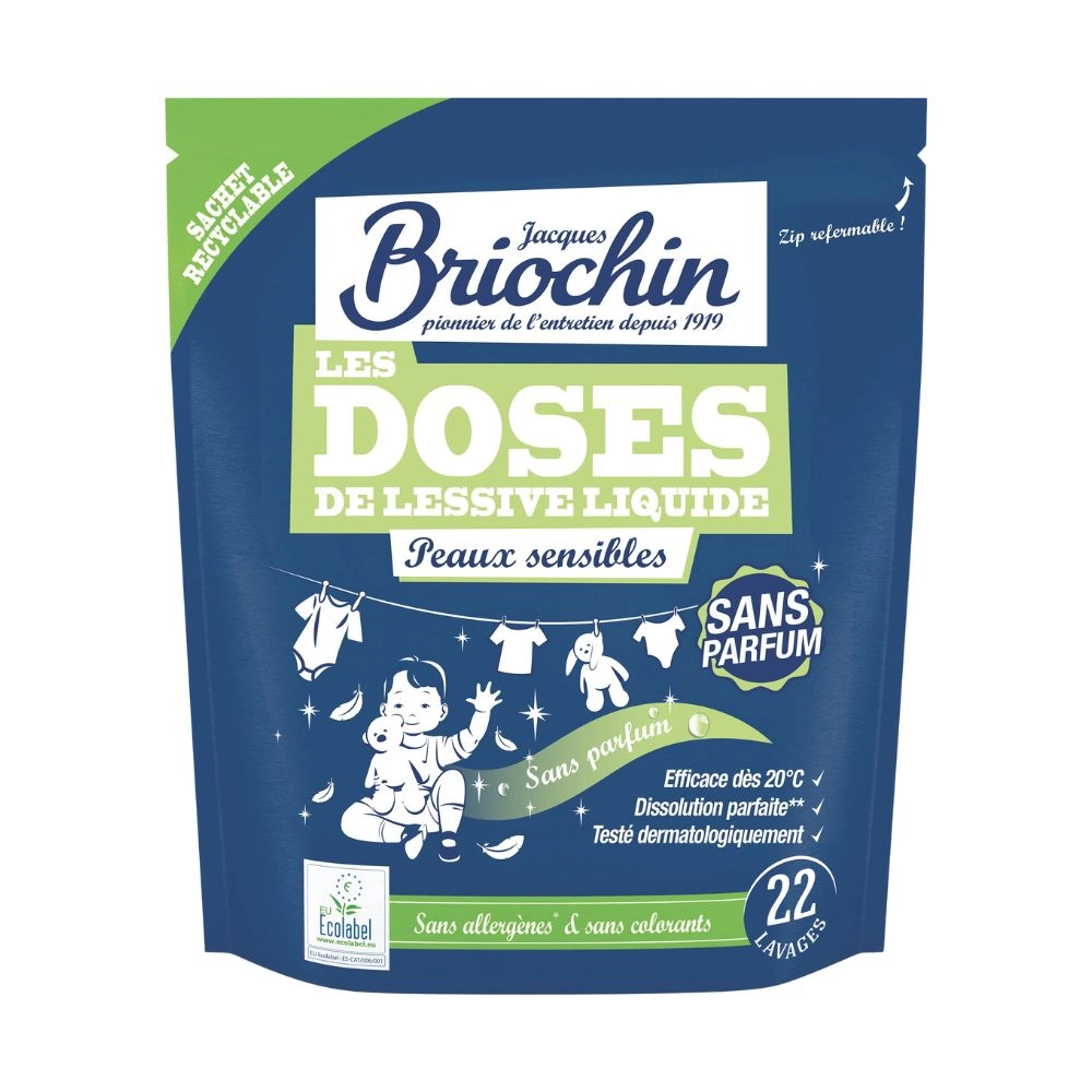 Kapsułki do prania SKÓRA WRAŻLIWA | Briochin