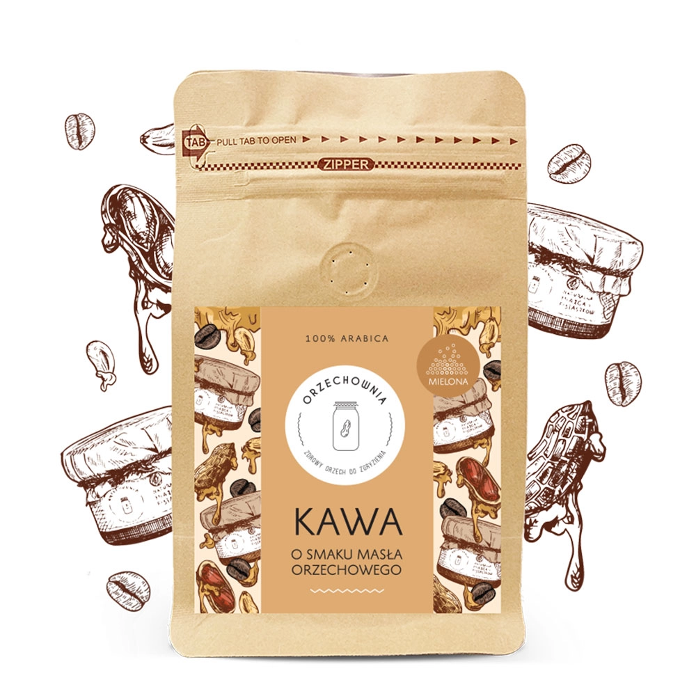 Kawa mielona o smaku masła orzechowego | Orzechownia