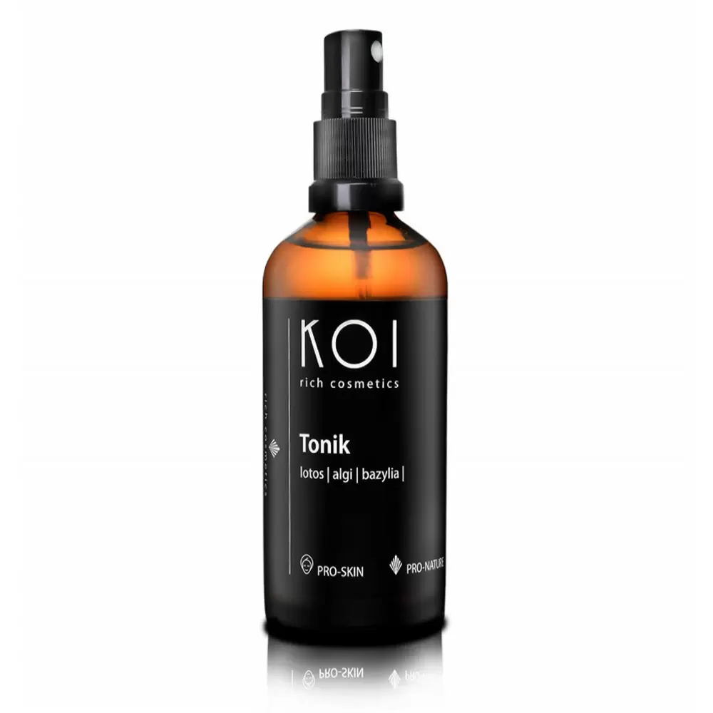 Nawilżający tonik do twarzy Lotos, Algi, Bazylia | Koi Cosmetics