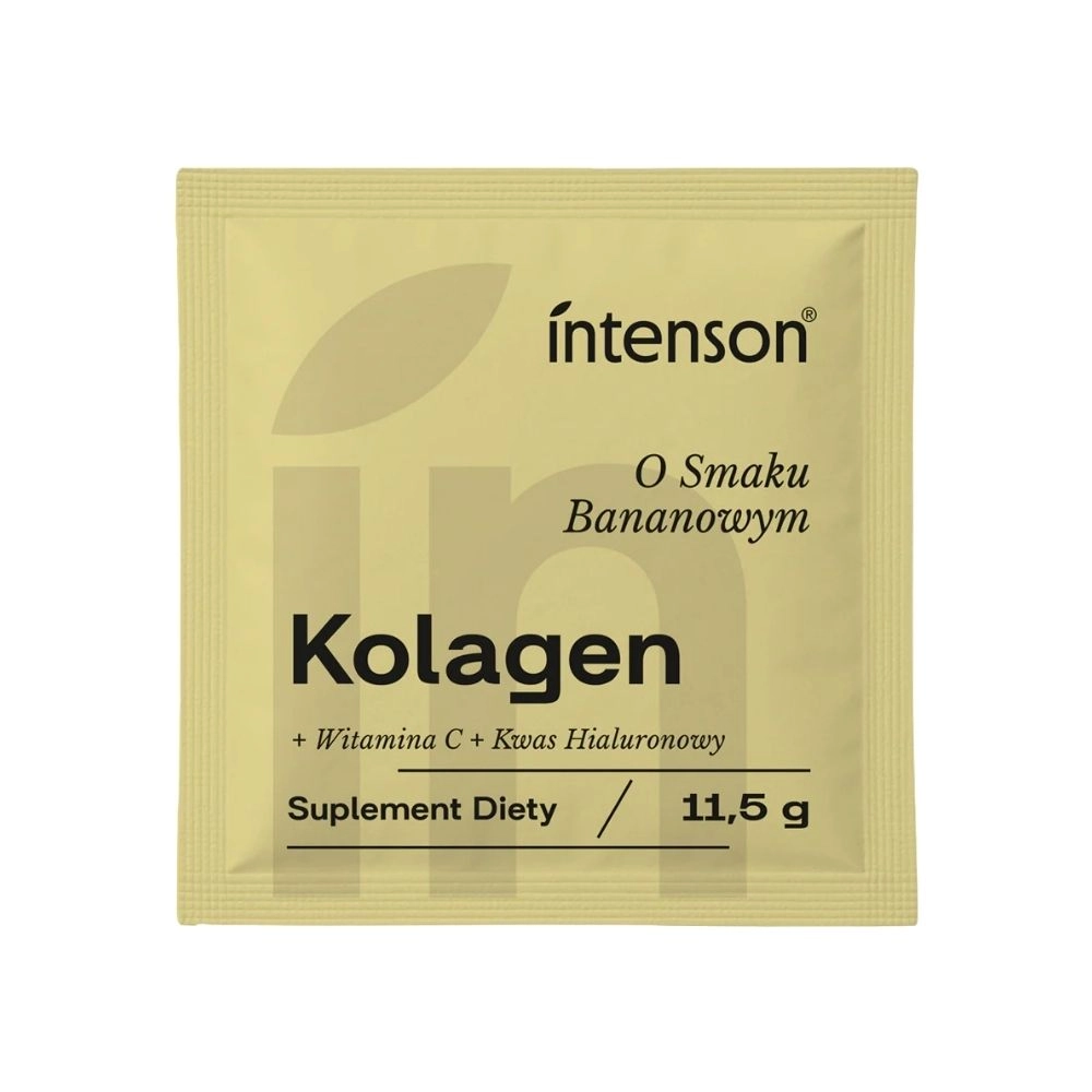 Suplement diety - Kolagen z kwasem hialuronowym i witaminą C - Banan | Intenson