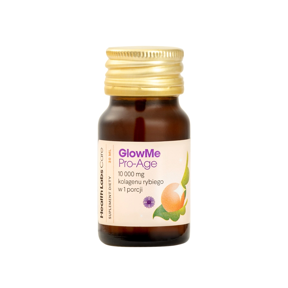 Kolagenowe shoty dla skóry dojrzałej GlowMe Pro-Age | Health Labs Care