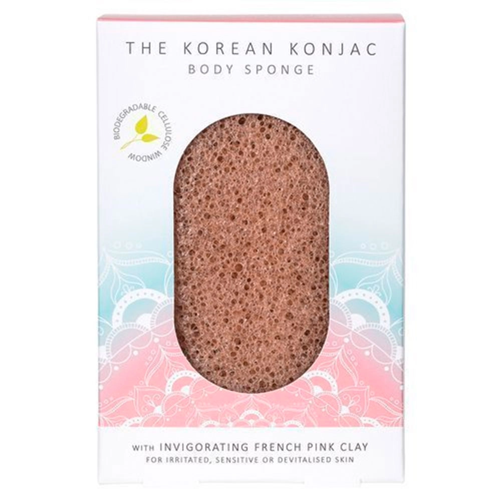 Konjac Company - Gąbka Mandala do ciała z różową glinką | Inni producenci