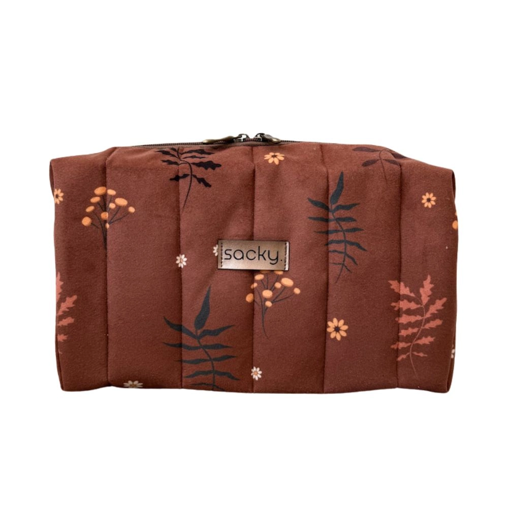 Kosmetyczka pikowana bursztyn | Sacky