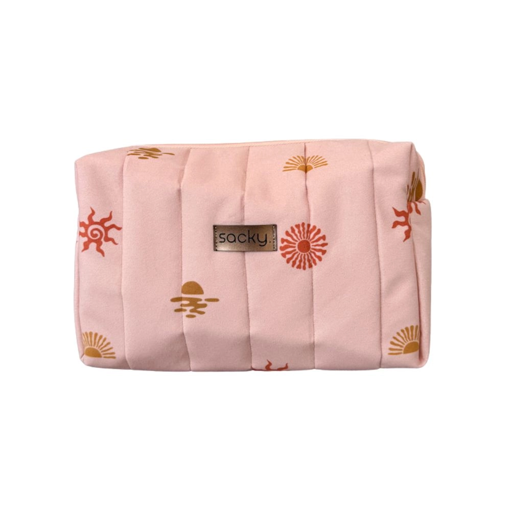 Kosmetyczka pikowana sunset pink | Sacky