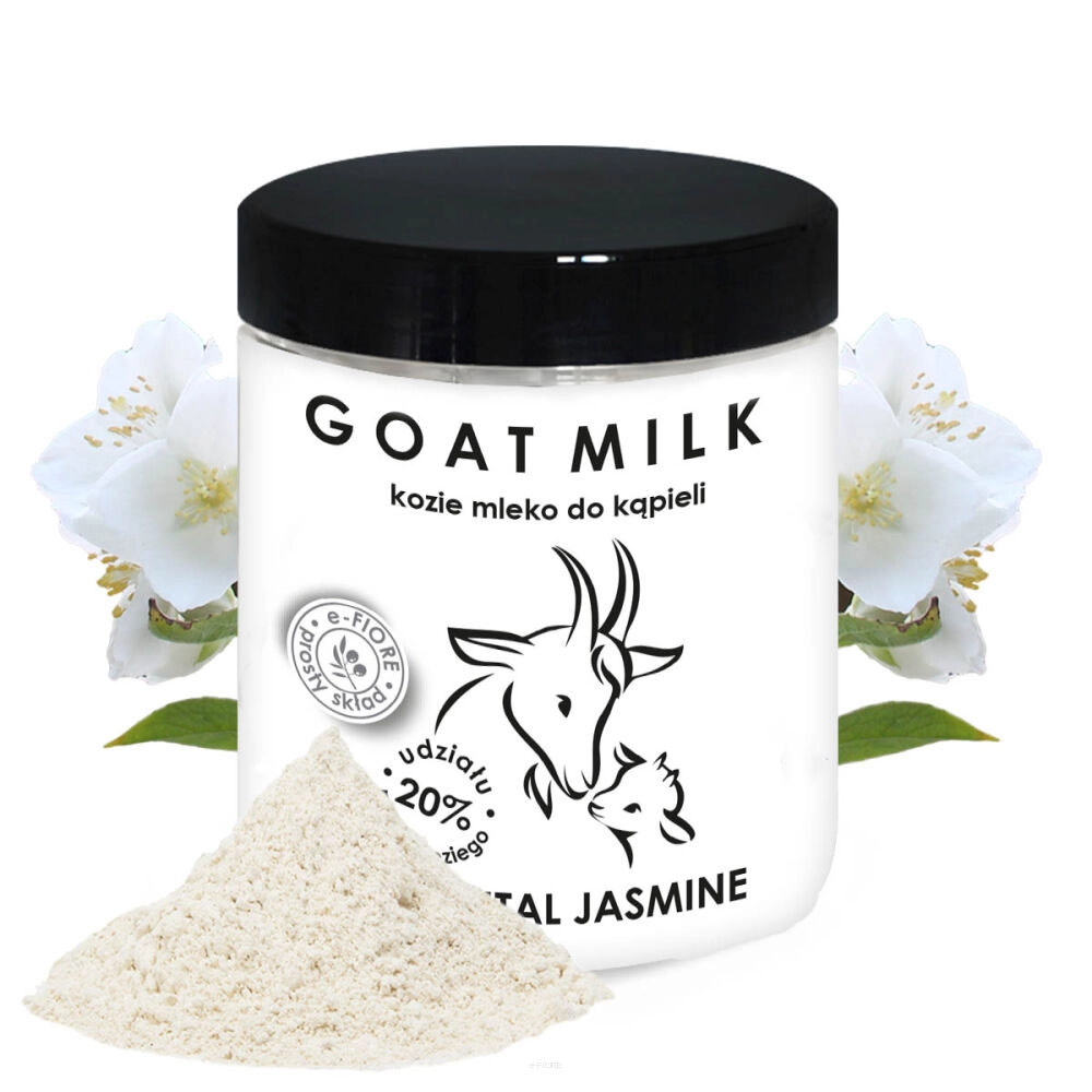 Kozie mleko do kąpieli z kolagenem, pantenolem i olejkiem jojoba - Oriental Jasmine | e-FIORE