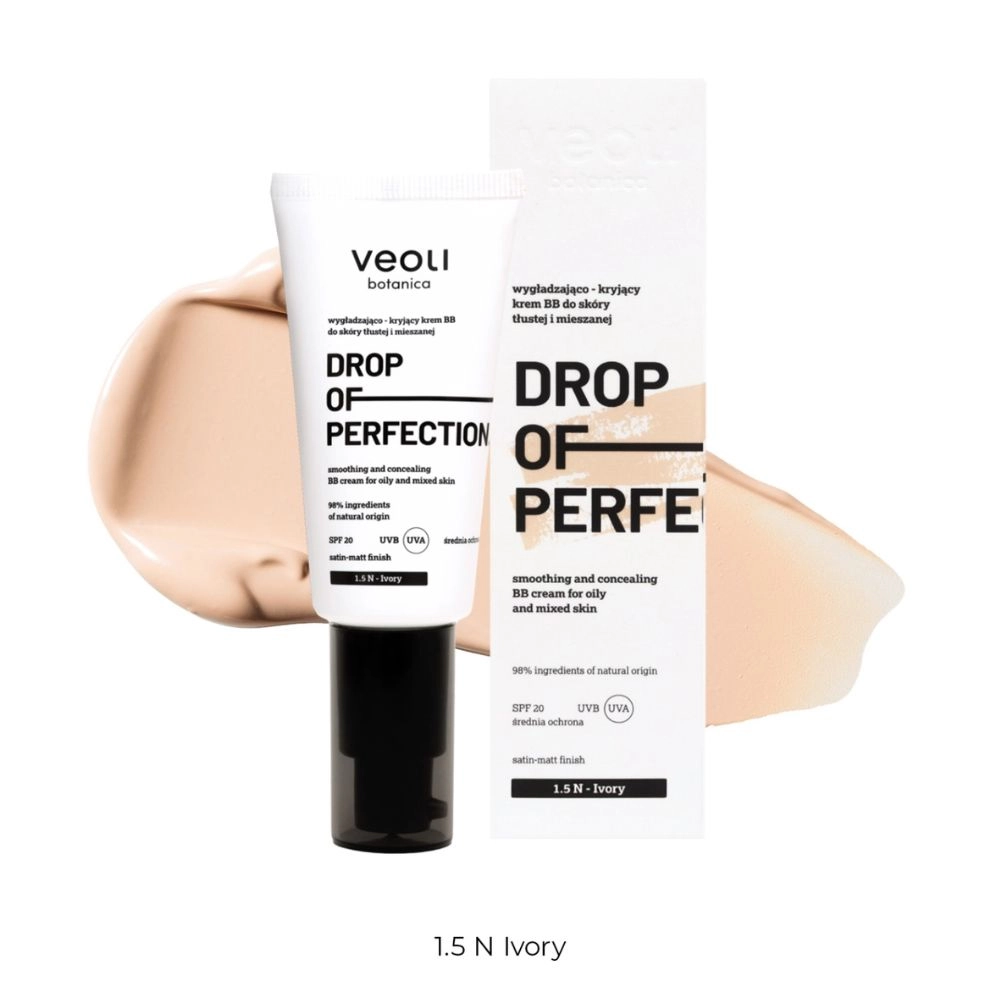 Krem BB wygładzająco - kryjący DROP OF PERFECTION | Veoli Botanica
