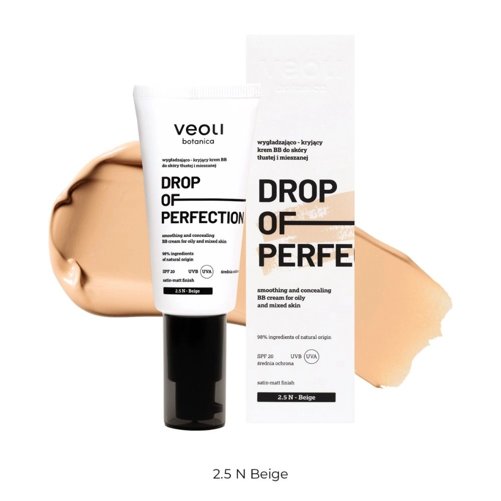 Krem BB wygładzająco - kryjący DROP OF PERFECTION | Veoli Botanica