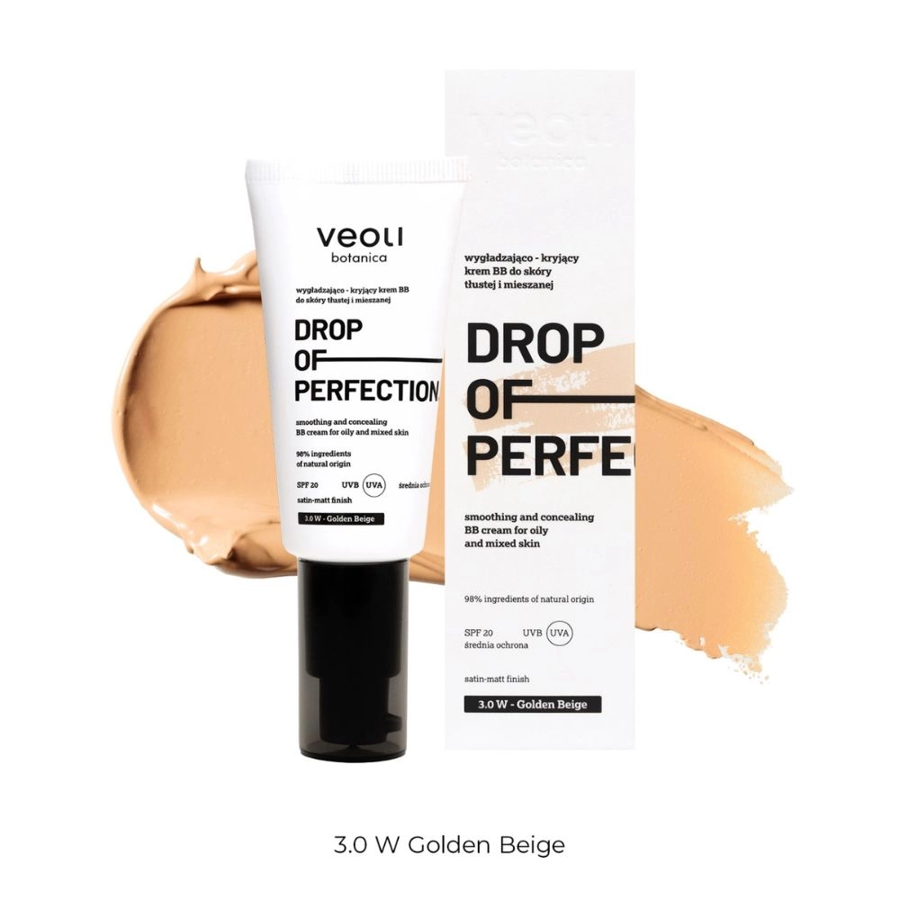 Krem BB wygładzająco - kryjący DROP OF PERFECTION | Veoli Botanica