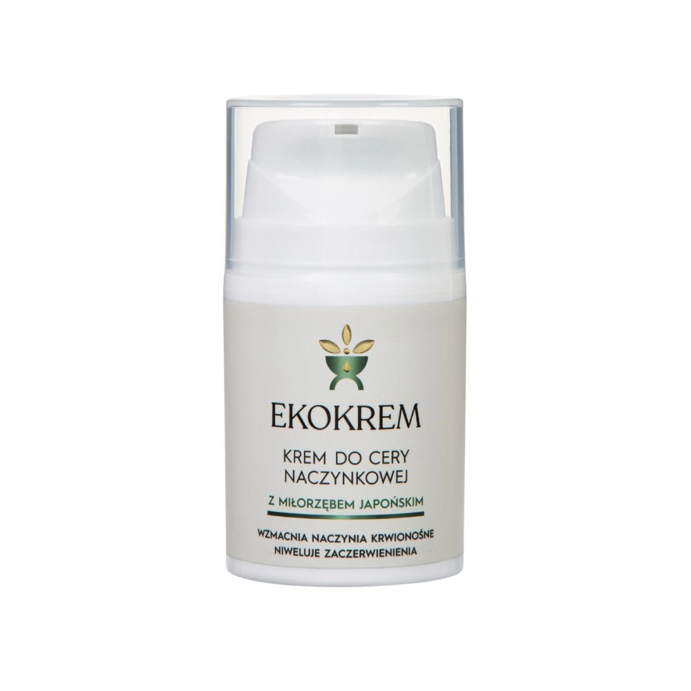 Krem do cery naczynkowej z miłorzębem japońskim | EkoKrem