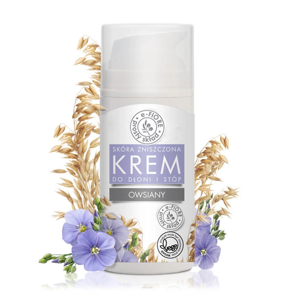 Krem do rąk i stóp Owsiany | e-FIORE