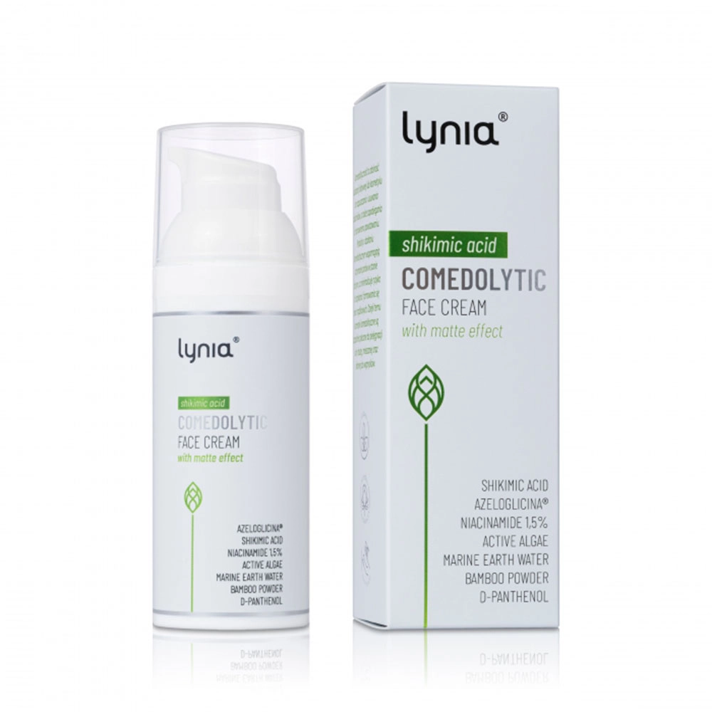 Matujący krem komedolityczny z kwasem szikimowym | Lynia