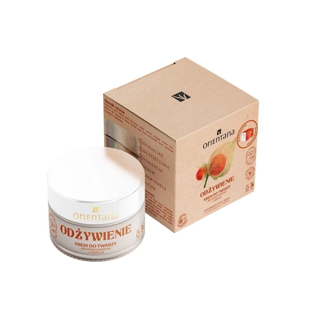 Krem do twarzy Ashwaganda Papaya | Orientana