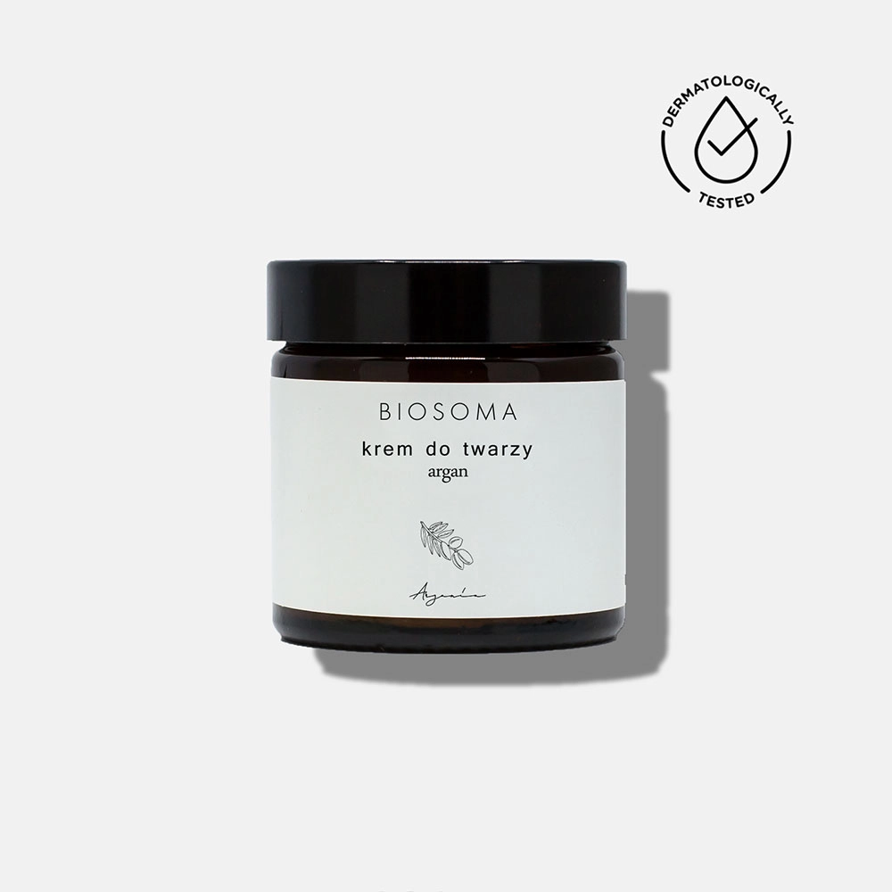 Krem nawilżający do twarzy z witaminą C Argan | Biosoma