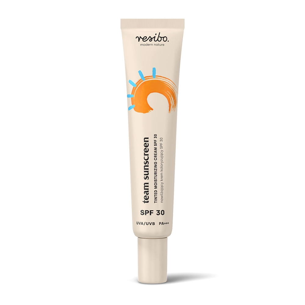 Krem nawilżający koloryzujący SPF 30 Team Sunscreen | Resibo