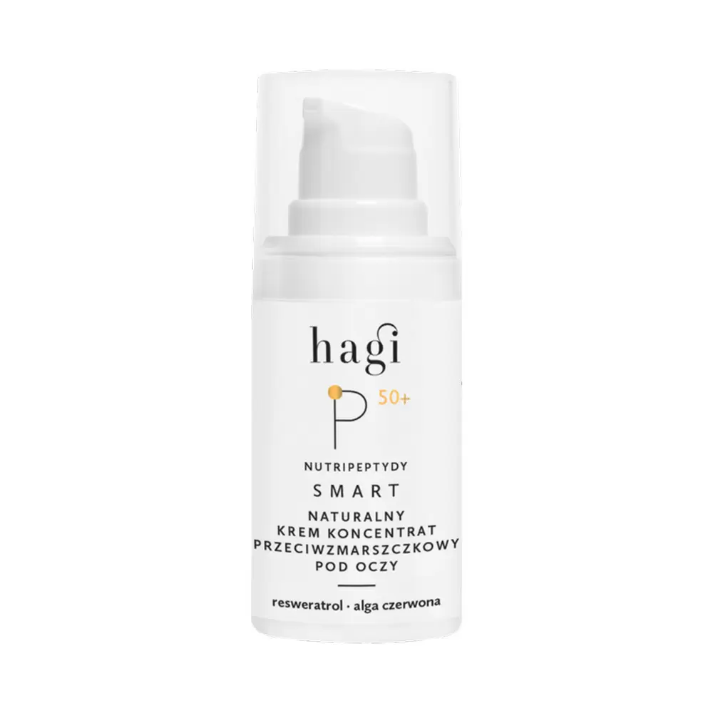 Krem pod oczy przeciwzmarszczkowy z nutripeptydami SMART P | Hagi Cosmetics