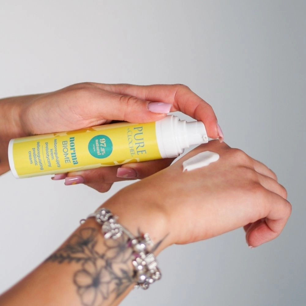 Krem prebiotyczny seboregulujący NORMABIOME | PURE by Clochee