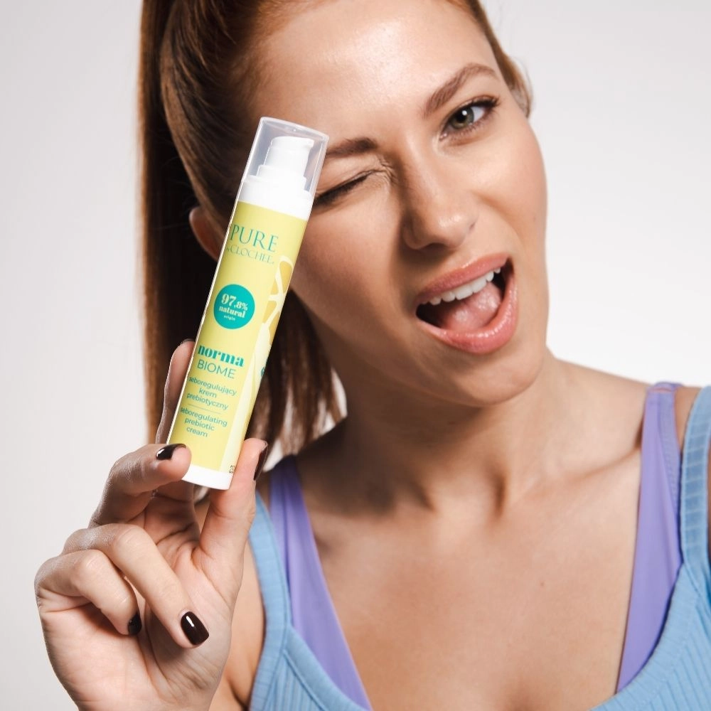 Krem prebiotyczny seboregulujący NORMABIOME | PURE by Clochee
