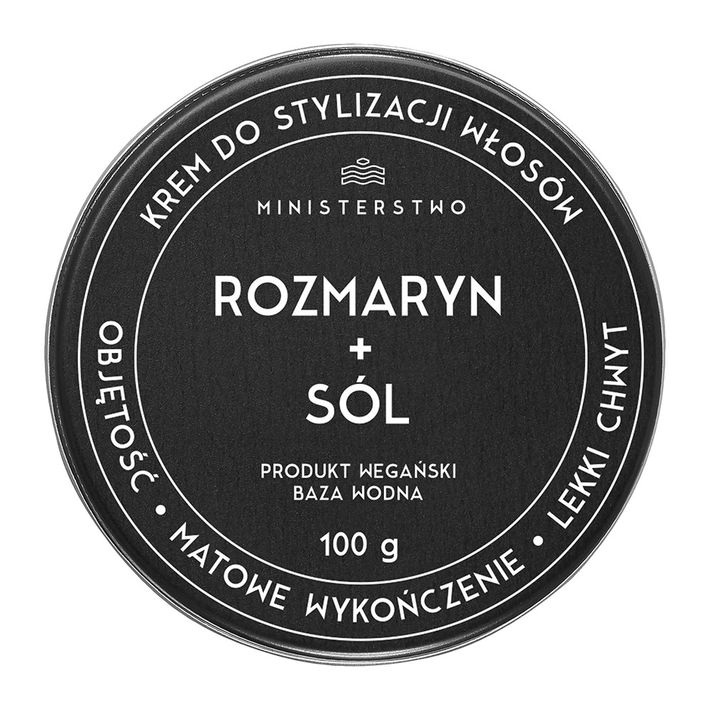 Krem- prestyler do stylizacji włosów Rozmaryn + sól | Ministerstwo Dobrego Mydła