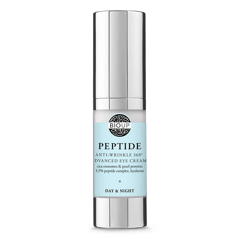 Krem przeciwzmarszczkowy pod oczy z peptydami, egzosomami i kofeiną Anti - wrinkle 360 | BIOUP