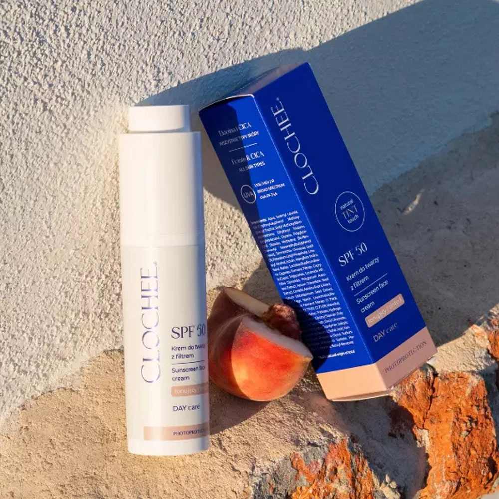Krem tonujący z filtrem SPF50 | Clochee