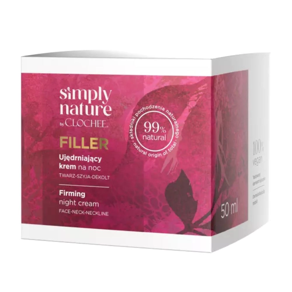 Krem ujędrniający na noc Filler | Simply Nature