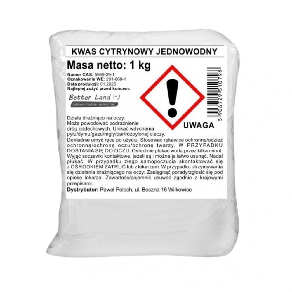 Kwasek cytrynowy | Wild Nature