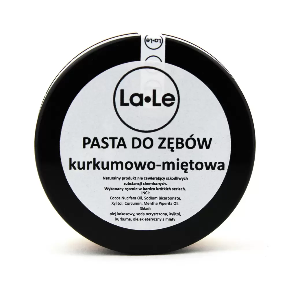 Pasta do zębów kurkumowo - miętowa | La-Le