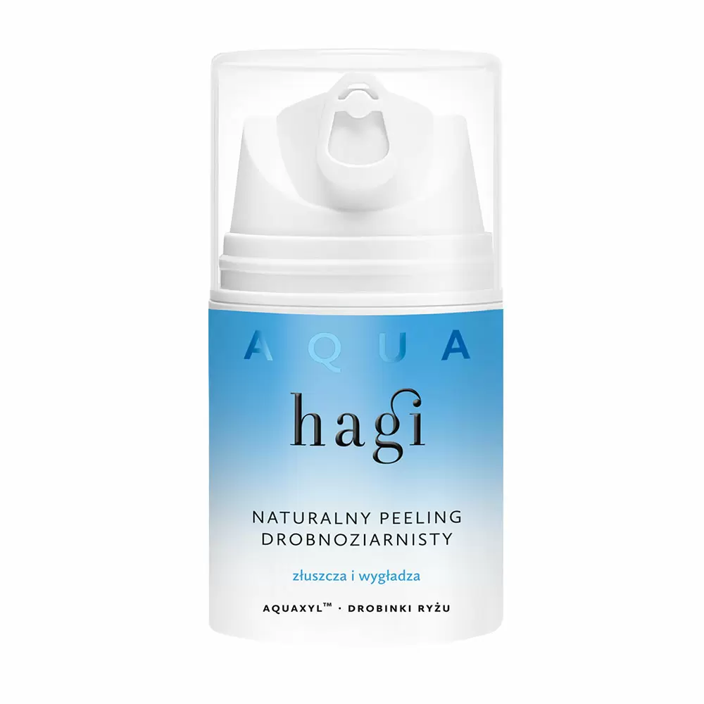 Łagodny peeling z drobinkami ryżu Aqua Zone | Hagi Cosmetics