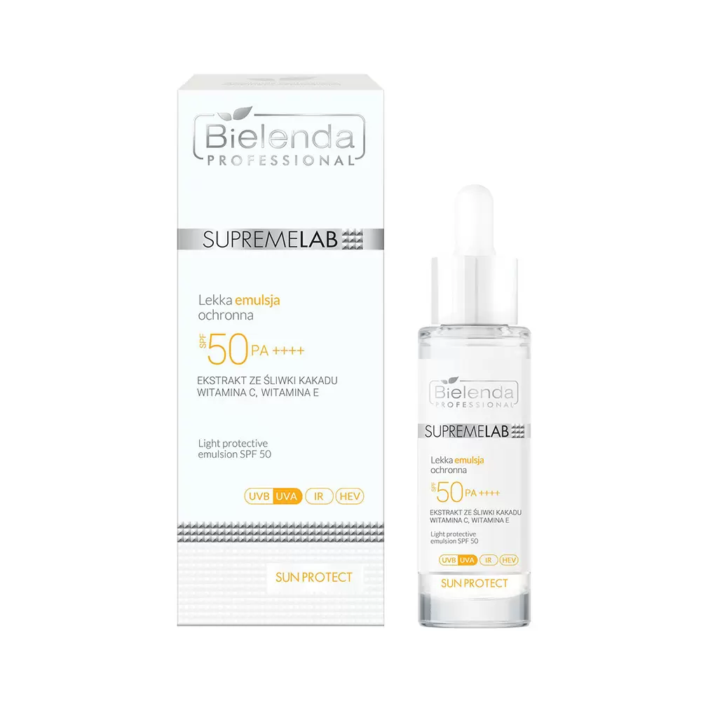 Lekka emulsja ochronna SPF 50 | Bielenda Professional