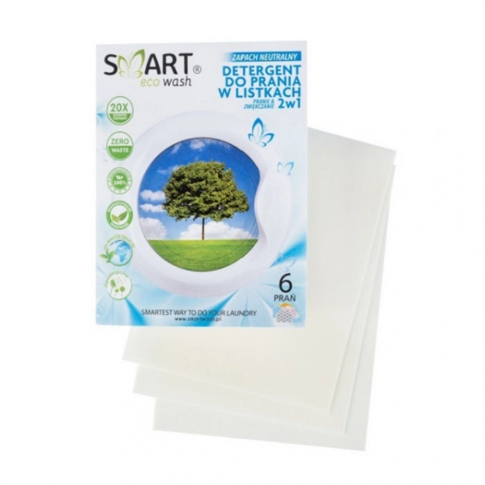 Listki do prania i zmiękczania - zapach neutralny | Smart Wash