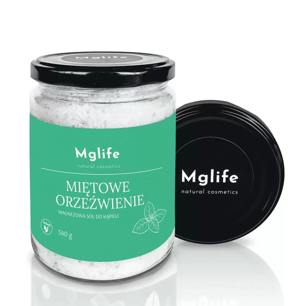 Magnezowa sól do kąpieli Miętowe Orzeźwienie | Mglife