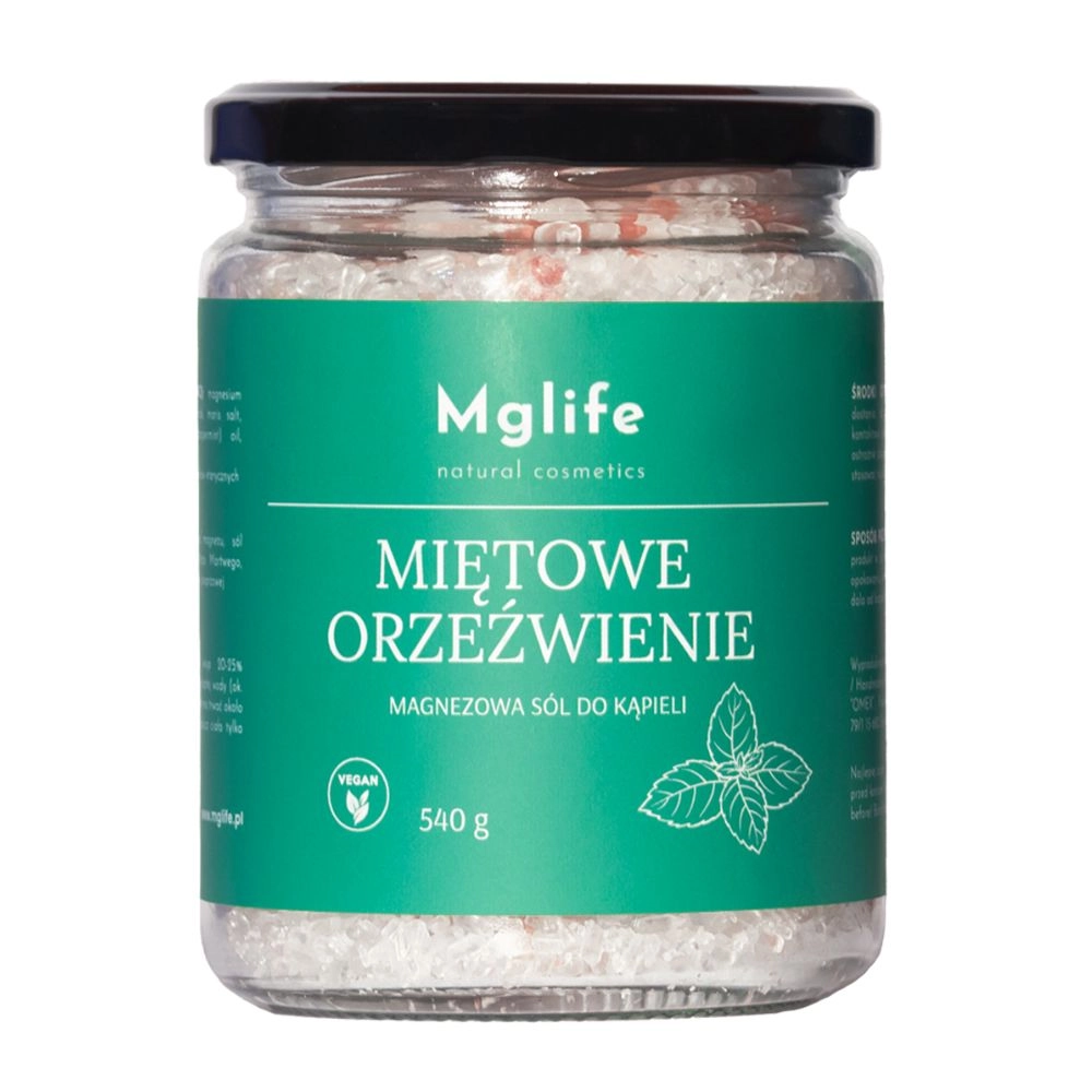 Magnezowa sól do kąpieli Miętowe Orzeźwienie | Mglife