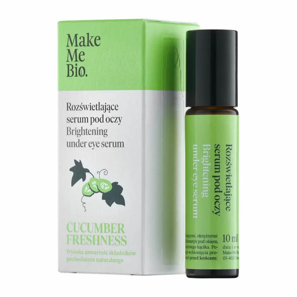 Rozświetlające serum - roller pod oczy Cucumber Freshness | Make Me Bio