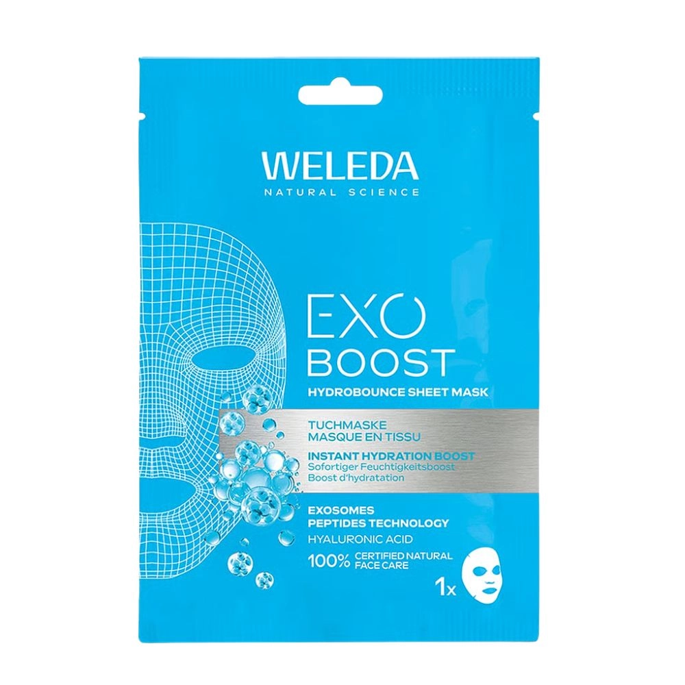 Maseczka w płachcie Exo Boost Hydrobounce | Weleda