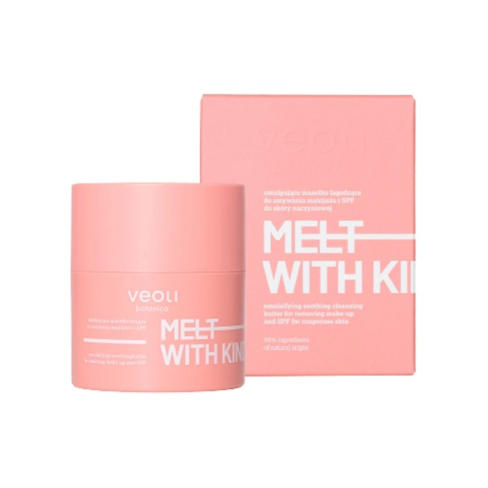 Masełko emulgujące do zmywania makijażu i SPF MELT WITH KINDNESS | Veoli Botanica