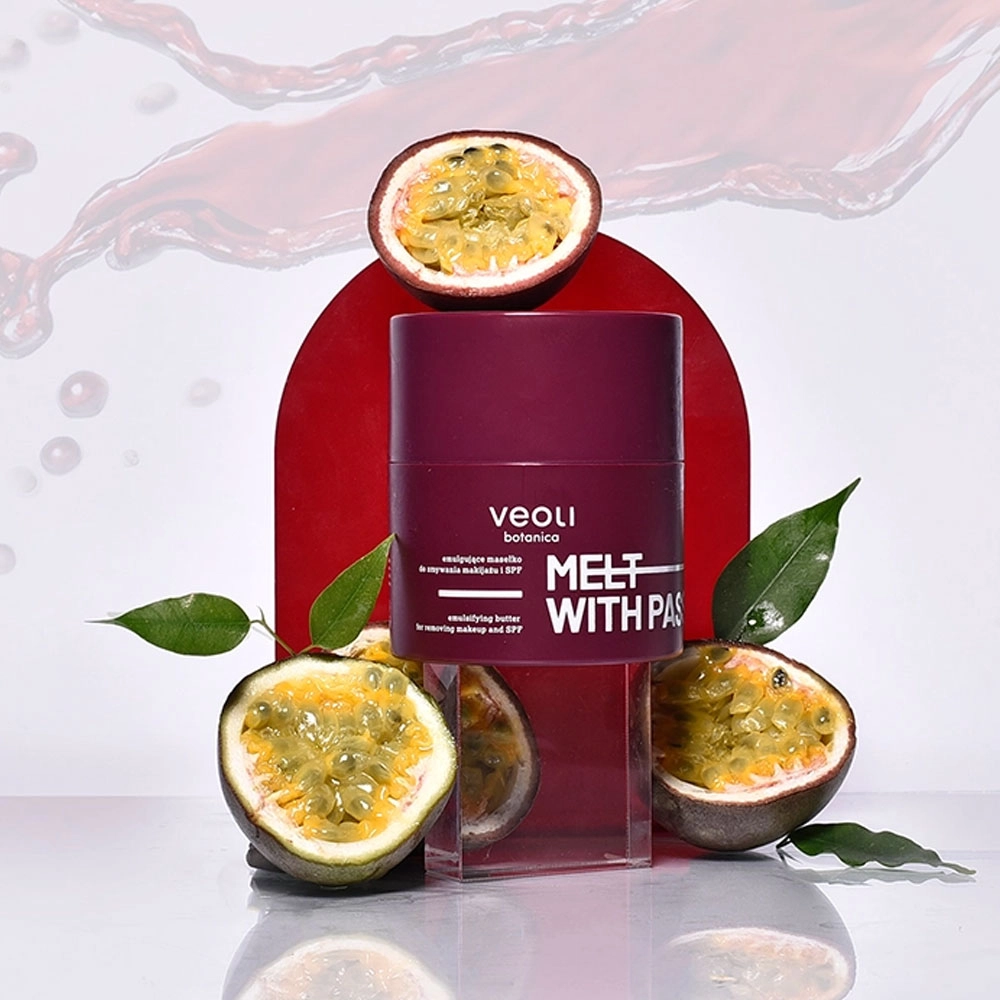Masełko emulgujące do zmywania makijażu i SPF MELT WITH PASSION | Veoli Botanica