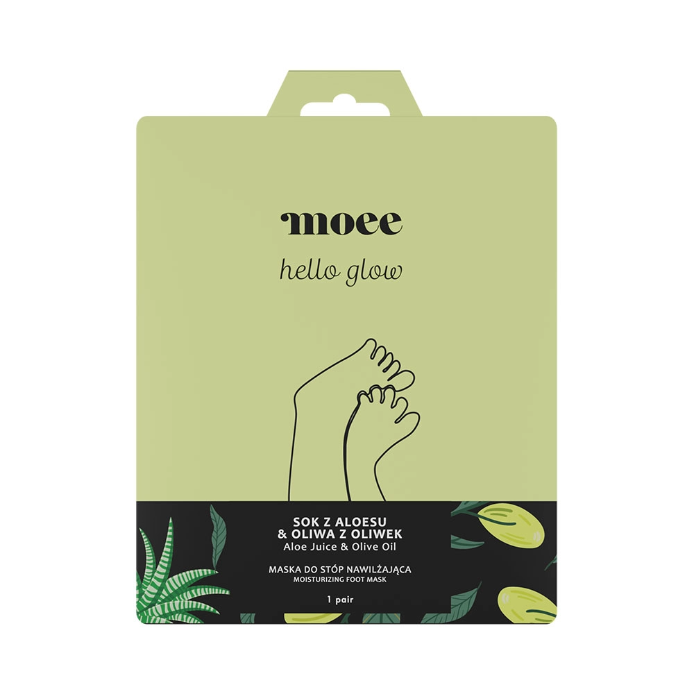 Maska do stóp nawilżająca w formie skarpetek | Moee