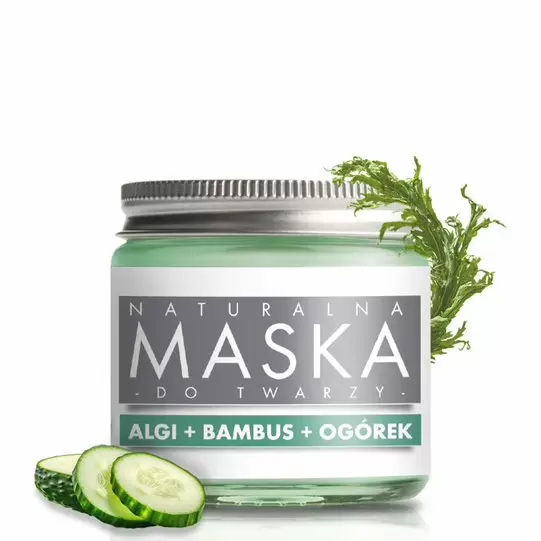Maska do twarzy Algi, Bambus, Ogórek | e-FIORE