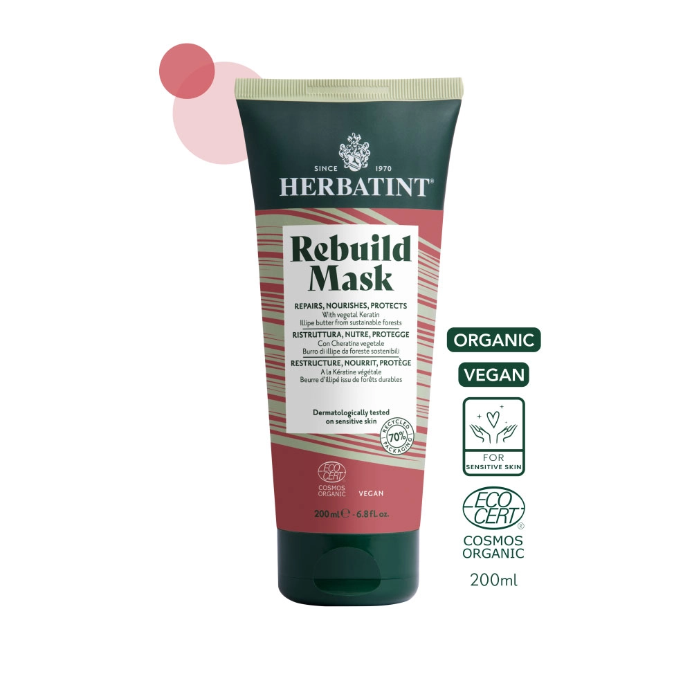 Maska do włosów odbudowująca REBUILD | Herbatint