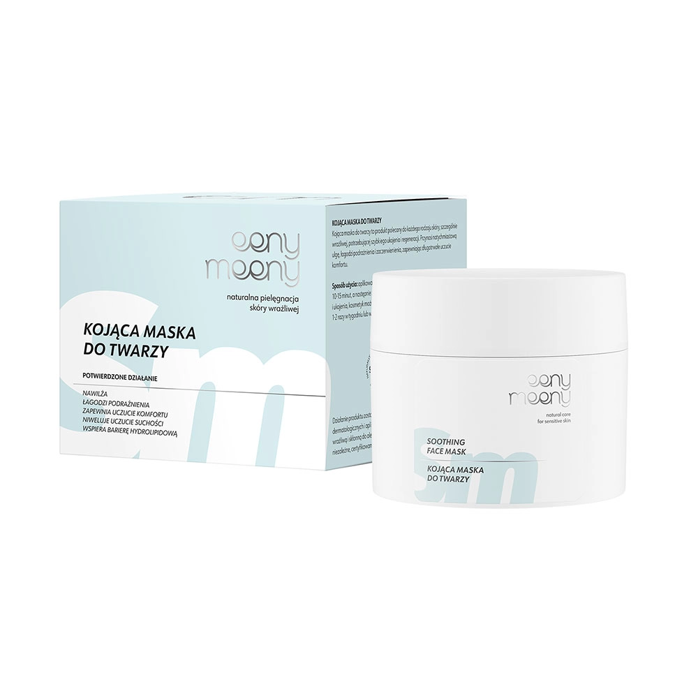 Maska kojąca do twarzy | eeny meeny