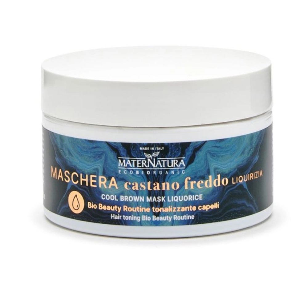 Maska tonująca podkreślająca chłodne odcienie Zimny brąz | MaterNatura